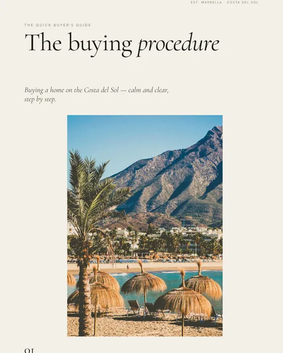 The buying procedure