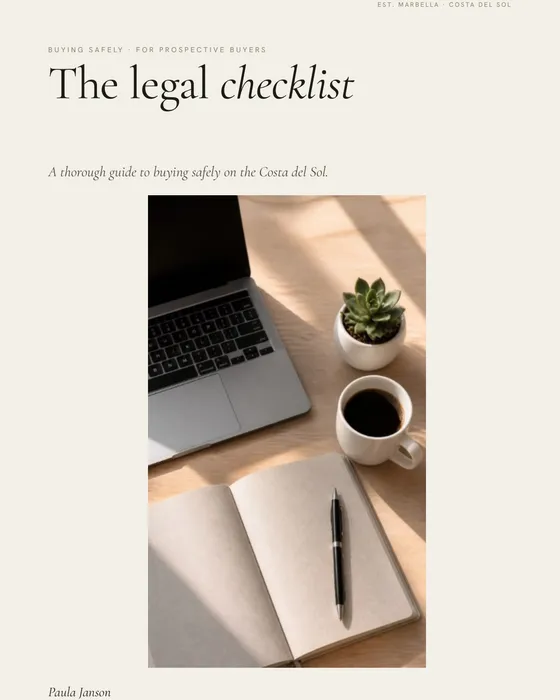 The legal checklist